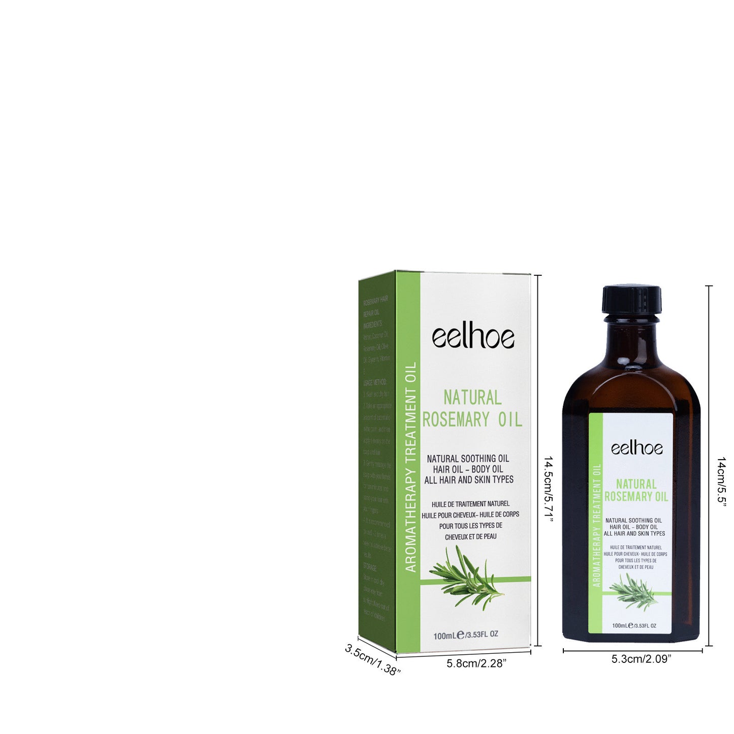 Rosemary Hair Care Essential Oil Anti-frizz Repair