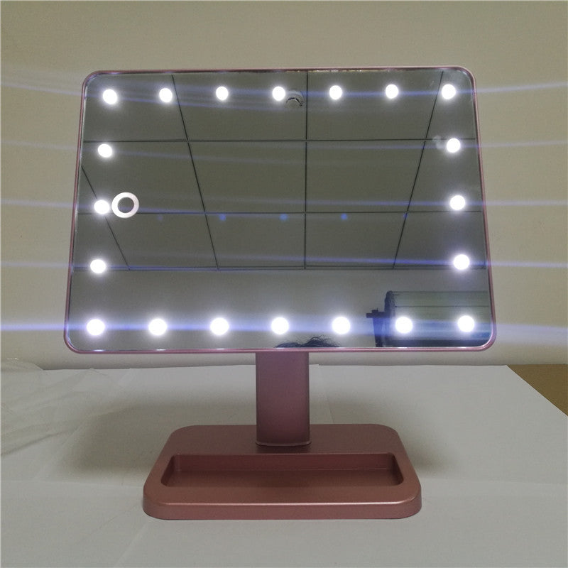 Touch Screen Makeup Mirror Bluetooth Speaker With 20 LED Lights