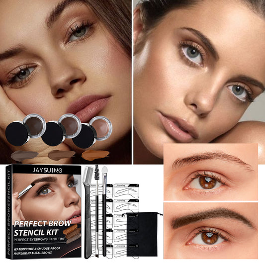 Brow Stencil Kit Sweat-Proof & Smooth