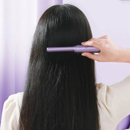 Professional Wireless Hair Straightener Curler Comb